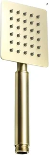 2 stuks handheld douchekop set geborsteld messing en rvs
