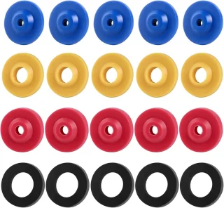 20x siliconen inzetstukken voor douchekoppen