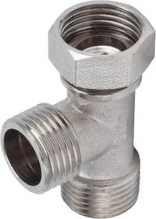3 weg diverter connector voor hoekklep slang