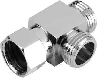 3-weg T-adapter 3/8 naar 1/2