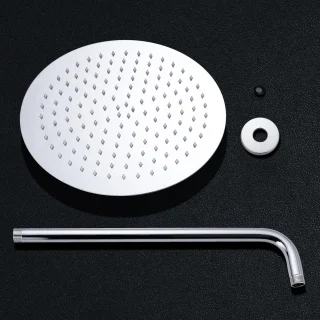 30 cm Ronde Regendouchekop met Douchearm