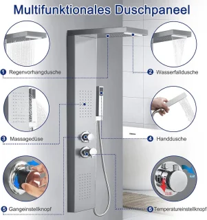 4-in-1 Douchezuil