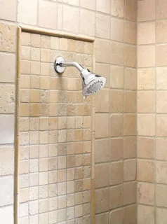 4-inch douchekop chroom