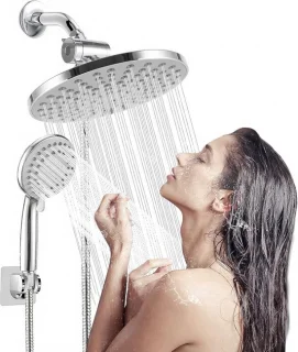 6-inch regendouche en handdouche set