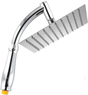 8 inch vierkante regendouchekop met verlengarm