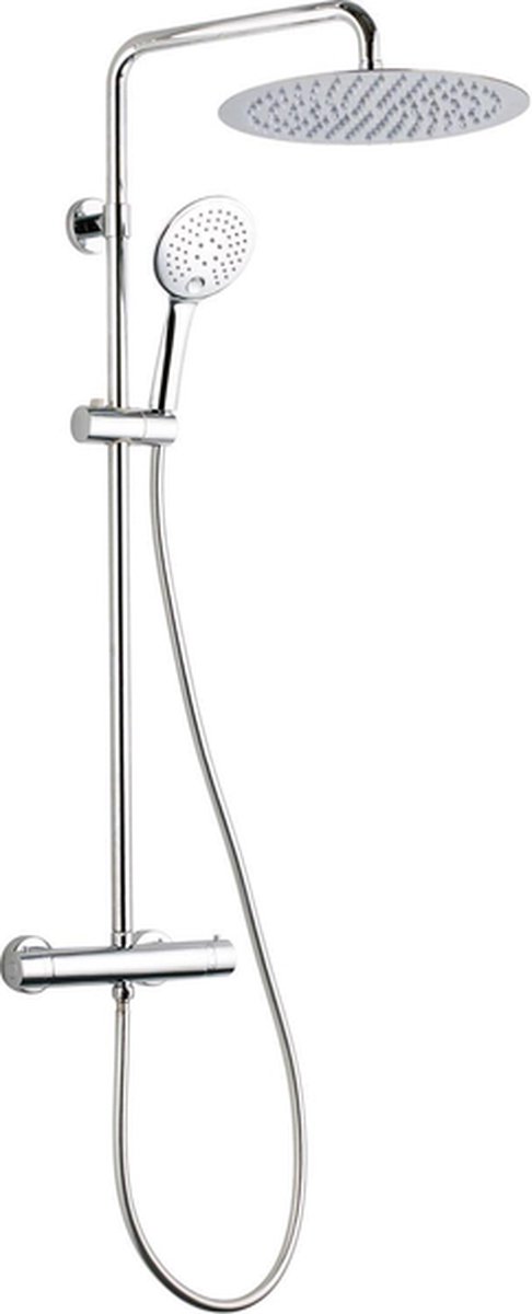 De Adema Sparkle 2.0 regendoucheset chroom in één oogopslag