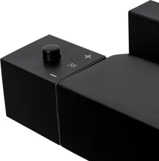 Alcedo Regendoucheset Thermostaat Vierkant Zwart Mat