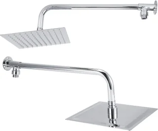 Allecto Plus - Douchekop RVS Vierkant 20 x 20 cm