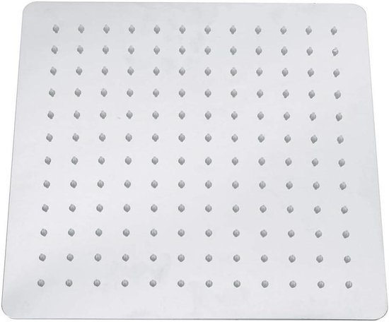 Allecto Plus Regendouche 30x30 cm Vierkant Roestvrij Staal Zilver