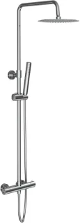 Aloni Optima Rondo regendouche thermostatisch chroom