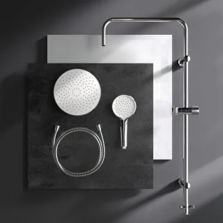 AM.PM Hit Regendouche chroom 22 cm met handdouche