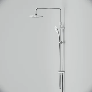 AM.PM Hit Regendouche Chroom 22 cm zonder Kraan
