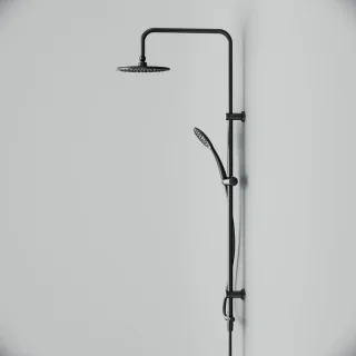 AM.PM Hit Regendouche Zwart 22 cm zonder kraan