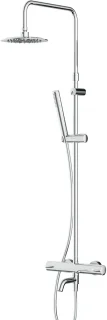 AM.PM Spike Regendouche Chroom 20 cm Met Thermostaatkraan & Baduitloop