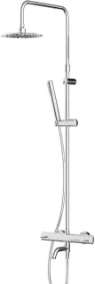 AM.PM Spike Regendouche Chroom 20 cm Met Thermostaatkraan & Baduitloop