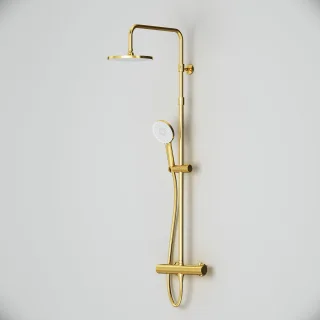 AM.PM X-Joy Regendouche Set Goud Thermostaat