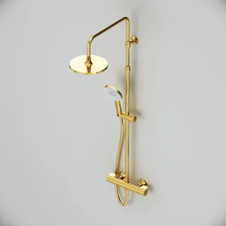 AM.PM X-Joy Regendouche Set Goud Thermostaat