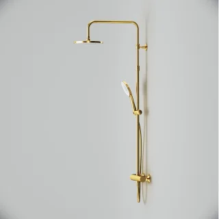AM.PM X-Joy Regendouche Set Goud Thermostaat