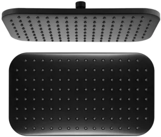Aqualine SC296 Hoofddouche 20x35 cm Mat Zwart