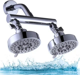 AquaPro Dubbele doucheset met douchearm