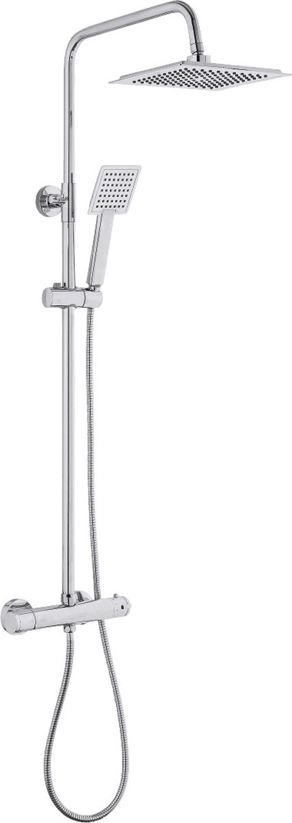Atlantic Asher Regendouche Vierkant Chroom Met Handdouche