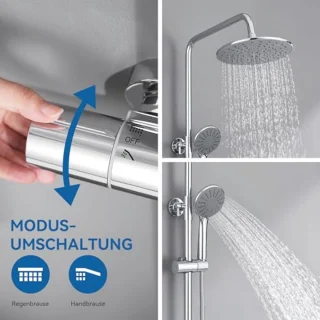 Auralum Douchekolom Thermostatische Mengkraan