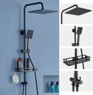 Auralum Max Douche Set - Zwart