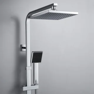 Auralum Max Doucheset met Thermostaatkraan Chroom