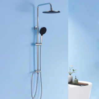 Auralum Max Doucheset - Regendouche en handdouche - Zwart