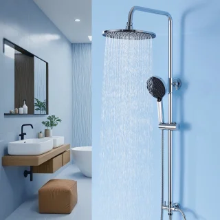 Auralum Max Doucheset - Regendouche en handdouche - Zwart