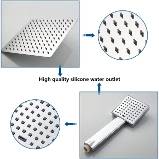 Auralum Max Douchesysteem Chroom