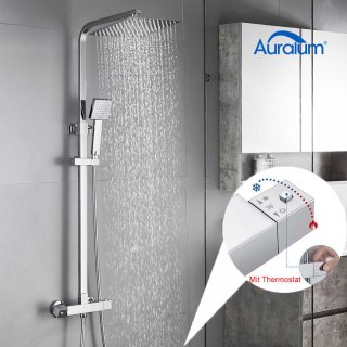 De Auralum Max Douchesysteem Chroom in één oogopslag