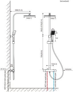Wat vinden we goed aan de Auralum Max Douchesysteem Chroom