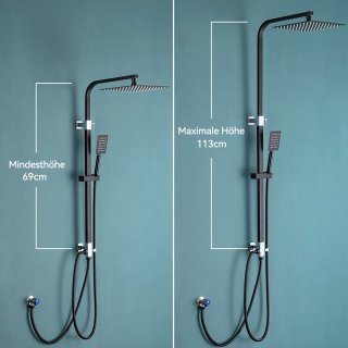 Wat vinden we goed aan de Auralum Max Douchesysteem