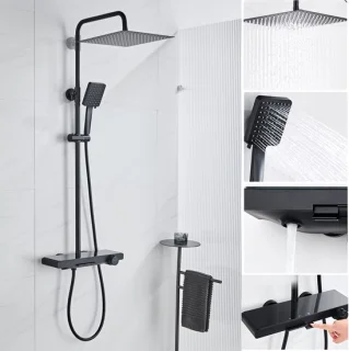 Auralum Max Luxe Regendouche met thermostaatkraan