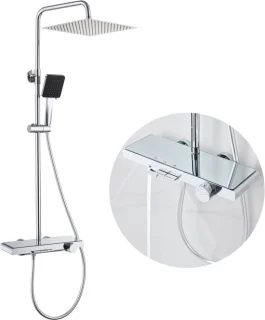 Auralum Max Luxe regendouche met thermostaatkraan