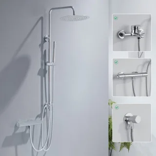 Ultiem Douchecomfort met de Auralum Max Luxe Regendoucheset