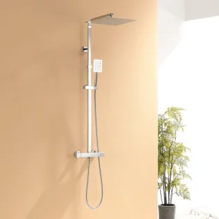 Auralum Max Regendouche Doucheset Ø30 cm Chroom