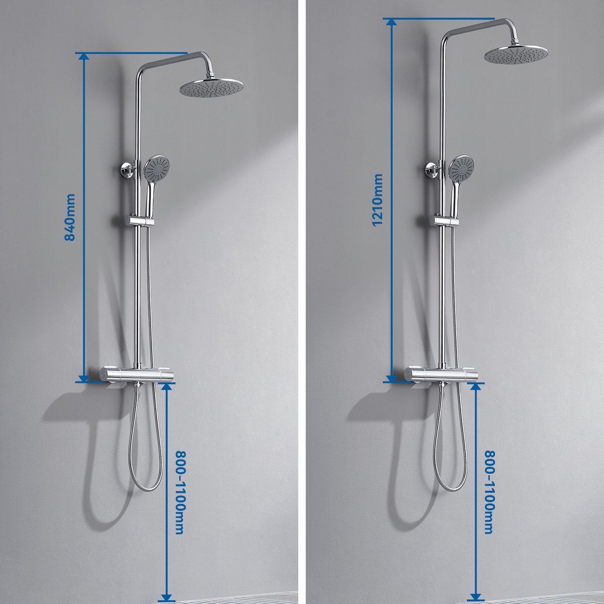 Wat vinden we goed aan de Auralum Max Regendouche met Thermostaatkraan Chroom 9 inch