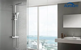 Auralum Max Regendouche Met Thermostaatkraan Chroom