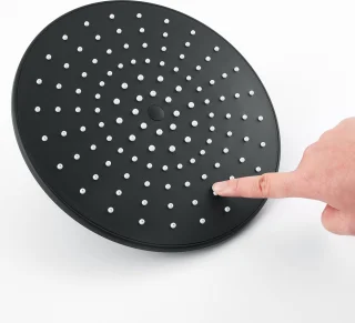 Auralum MAX Regendouche met Thermostaatkraan Zwart 9 inch