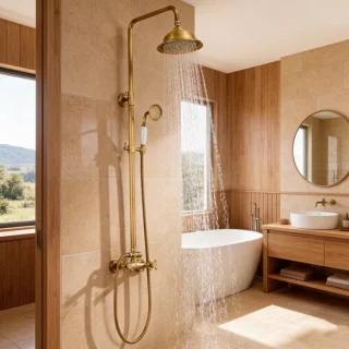 Auralum max regendouche set - goud
