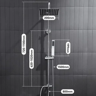 Wat vinden we goed aan de Auralum Max® Regendouche Set met Handdouche Chroom