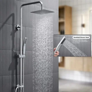 Auralum Max® Regendouche Set met Handdouche Chroom review