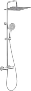Auralum Max Regendouche Set met Thermostaatkraan Chroom