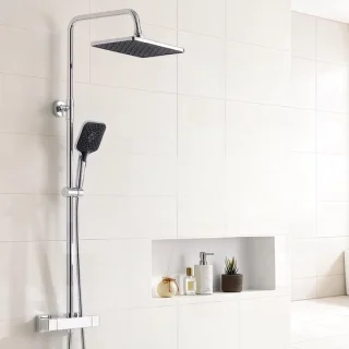 Auralum Max regendoucheset chroom