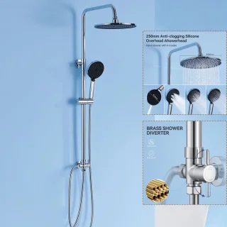 Auralum Max Regendoucheset Chroom