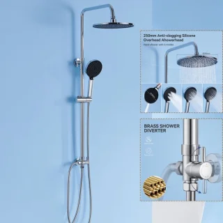 Auralum Max Regendoucheset Chroom