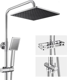 Auralum Max Regendoucheset Chroom