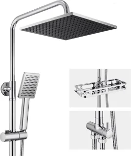 Auralum Max Regendoucheset Chroom